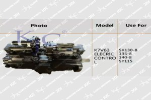 K7V63DTP bomba hidráulica bomba de pistón para excavadora Sk135-8 Sk140-8